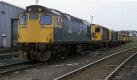 24May87. A return visit was made on this date, but not in such nice weather as April. This was the working locos, in order, 27025, 20219/201, 27024, and then all facing the same way are 20218/222/225/212. 24May87. A return visit was made on this date, but not in such nice weather as April. This was the working locos, in order, 27025, 20219/201, 27024, and then all facing the same way are 20218/222/225/212.