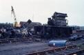 24May87. The remains of 08726. I have this down , as D3894, as being on Crewe South shed ex works in April 1960 along with '95 and '96 while under construction in the works were D3897-3904. What puzzles me is that it was not accepted into traffic and allocated to Parkhead (65C) until July that year. A Scottish engine all its days it came to grief suffering from collision damage and was sold to Vic Berry for disposal. 24May87. The remains of 08726. I have this down , as D3894, as being on Crewe South shed ex works in April 1960 along with '95 and '96 while under construction in the works were D3897-3904. What puzzles me is that it was not accepted into traffic and allocated to Parkhead (65C) until July that year. A Scottish engine all its days it came to grief suffering from collision damage and was sold to Vic Berry for disposal.