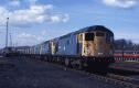12Apr87. The line up of Vic Berry acquisitions waiting their fate, in order are 26019/13, 25058/318, 27016/27/29. 12Apr87. The line up of Vic Berry acquisitions waiting their fate, in order are 26019/13, 25058/318, 27016/27/29.