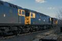 12Apr87. 26042 although trapped in amongst the stored engines escaped and lasted until October 1992 when it was finally withdrawn. Was to be sold to The Weardale Railway but it fell through and this engine was disposed of by MC Metals in June 1995. 12Apr87. 26042 although trapped in amongst the stored engines escaped and lasted until October 1992 when it was finally withdrawn. Was to be sold to The Weardale Railway but it fell through and this engine was disposed of by MC Metals in June 1995.