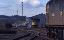 12Apr87. A general view of the yard. 12Apr87. A general view of the yard.